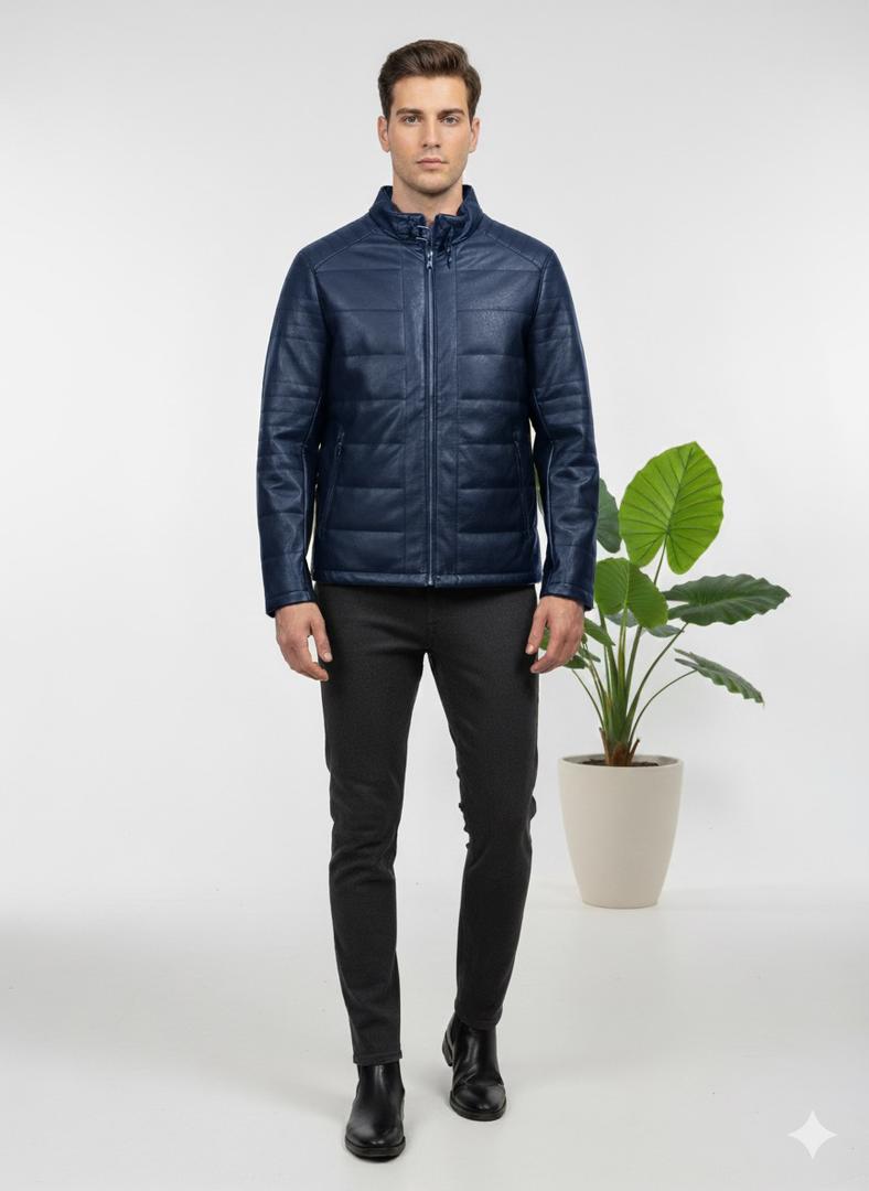 کاپشن چرم ریموند 3391